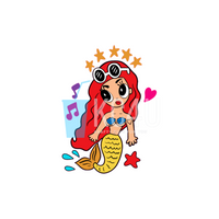 Mermaid Karol Decal