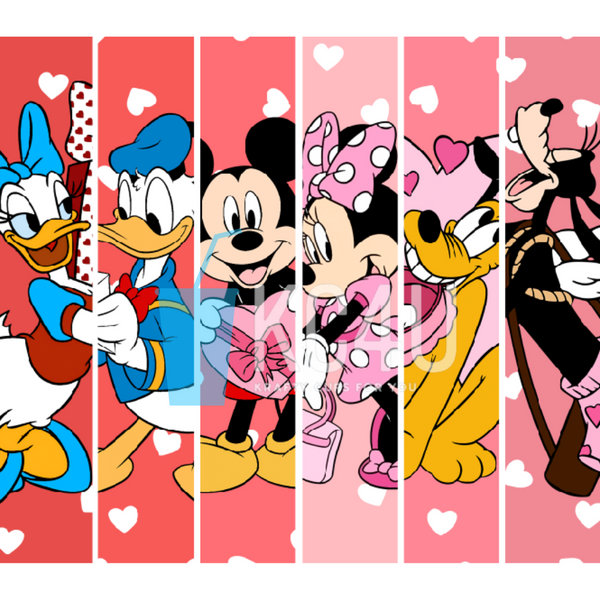 Mouse & Friends VDay Tumbler Wrap