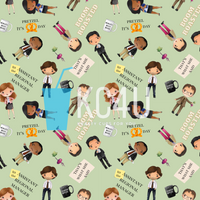 Office Friends Vinyl Sheet