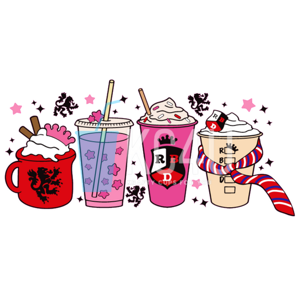 Pink RBD Cafecitos Sublimation Can Wrap