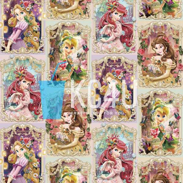 Princesses Vinyl Sheet