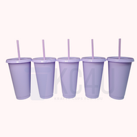 24oz Purple Rose Set of 5