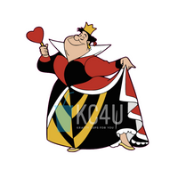 Queen Hearts Decal