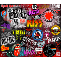 Rock Bands Tumbler Wrap