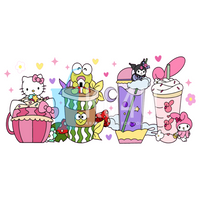 Sanrio Treat Cafecitos Vinyl Can Wrap