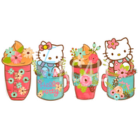 Spring Kitty Coffee Sublimation Can Wrap