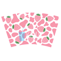 Strawberry Cow Cup Wrap