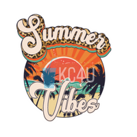 Summer Vibes Decal