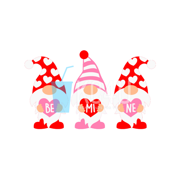 Valentine Gnomes Decal