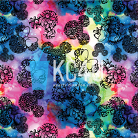 Watercolor Mouse Vinyl Sheet