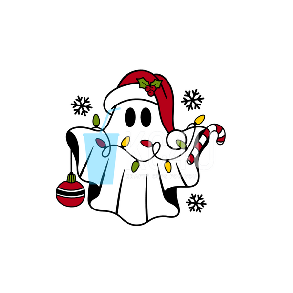 Xmas Ghost Decal