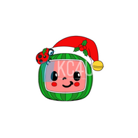 Xmas Melon Decal